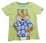 Svetlozelené tričko s tigrom C&A