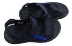 Pánské černo-modré sandály Trekk star vel. 43