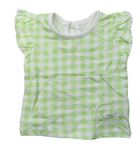 Zeleno-biele kockované tričko Primark