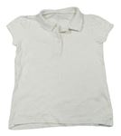 Luxusné dievčenské tričká s krátkym rukávom veľkosť 128