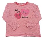 Luxusné dievčenské tričká s dlhým rukávom veľkosť 146