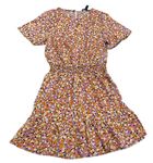 Farebné kvetované ľahké šaty New Look