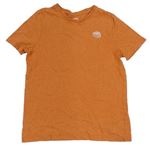 Oranžové melírované tričko s potlačou F&F