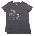 Lacné dievčenské tričká s krátkym rukávom veľkosť 122, F&F