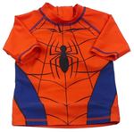 Červero-modré UV tričko s pavoukem - Spiderman
