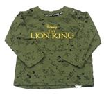 Khaki vzorované triko - Levíý kráľ Primark