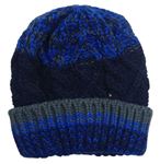 Tmavomodro-modro-sivá čapica F&F