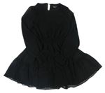 Čierne šifónové šaty New Look