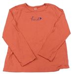Luxusné dievčenské tričká s dlhým rukávom veľkosť 116