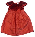 Červené šaty s kvietkom C&A