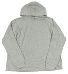 Sivý melírovaný trblietavý sveter s kapucňou M&S