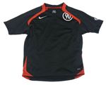 Čierno-červené športové tričko s číslom Nike