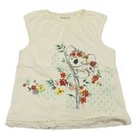 Luxusné dievčenské tričká s krátkym rukávom veľkosť 86