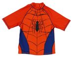 Červené UV tričko s pavoukem - Spiderman