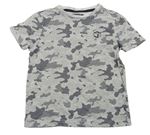 Sivé army tričko F&F