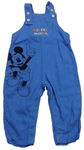 Modré ľanové na traké nohavice s Mickey PRIMARK