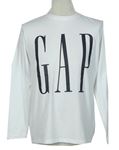 Pánske biele tričko s logom GAP