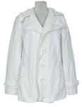 Dámsky biely plátenný jarný kabát Dorothy Perkins