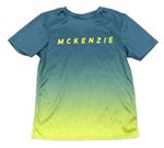 Zeleno-limetkové tričko s logom McKenzie