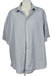 Pánska bielo-modro-béžová prúžkovaná košeľa F&F vel. 19