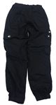 Černé cargo cuff kalhoty zn. select