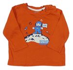 Oranžové tričko s kosmonautem Esprit