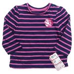 Tmavomodro-ružové tričko Mothercare
