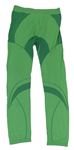 Zelené vzorované funkčné nohavice