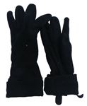 Dámské černé fleecové rukavice TCM