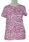 Dámske ružové vzorované tričko Primark