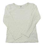 Lacné dievčenské tričká s dlhým rukávom veľkosť 116