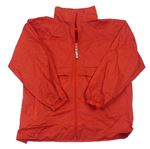 Červená šušťáková bunda s ukrývací kapucňou BPC