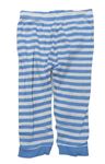 Modro-biele pruhované pyžamové nohavice Tu