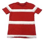 Červeno-biele pruhované tričko Next