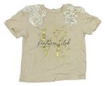 Lacné dievčenské tričká s krátkym rukávom veľkosť 86  River