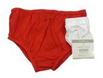 2set - Červené kalhotky pod šaty Tommy Hilfiger + biele ponožky s mašlou