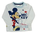 Bielo-modré tričko s Mickey Mousem Disney