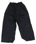 Čierne nepromokavé funkčné nohavice Regatta