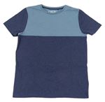 Modro-tmavomodré tričko Next