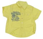 Žltá košeľa s potlačou Early Days