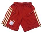 Červené funkčné futbalové kraťasy FC Bayern Adidas