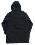 Černá šusťáková zimní bunda s kapucí zn. Hype