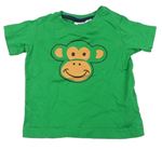 Zelené tričko s opicou