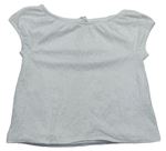 Lacné dievčenské tričká s krátkym rukávom veľkosť 146