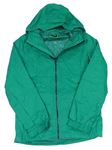 Zelená šušťáková funkčná jarná bunda s kapucňou Mountain Warehouse