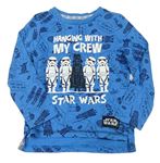 Modré triko Star Wars s obrázkami Nutmeg