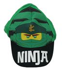Zeleno-čierna šiltovka s Ninjago