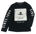 Čierne tričko s logem PlayStation M&S