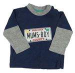 Luxusné chlapčenské tričká s dlhým rukávom Mothercare