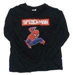 Čierne tričko so Spider-manem Marvel